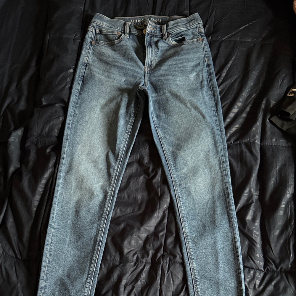 American Eagle Outfitters Light Blue Women's Skinny Jeans Size 6